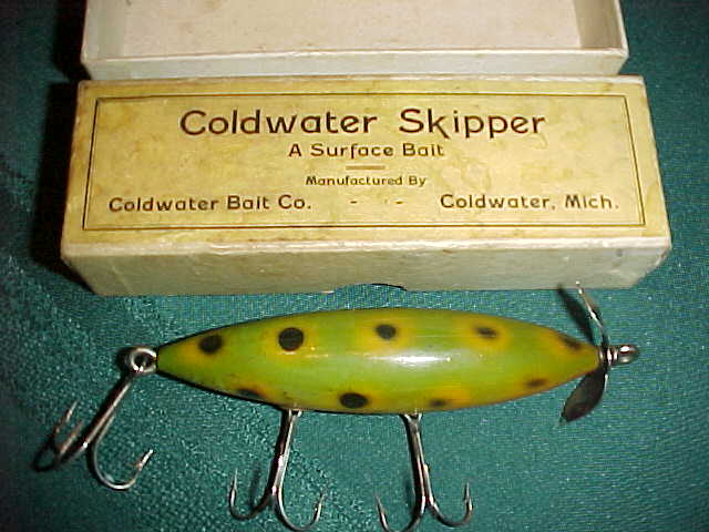 Coldwater Bait Company antique fishing lures