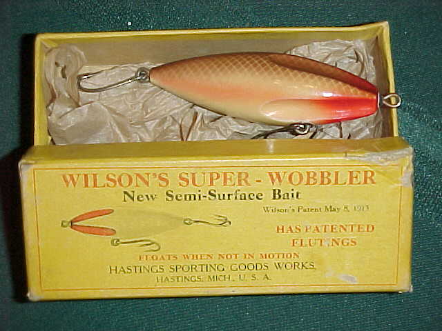 Wilson Hastings antique fishing lures