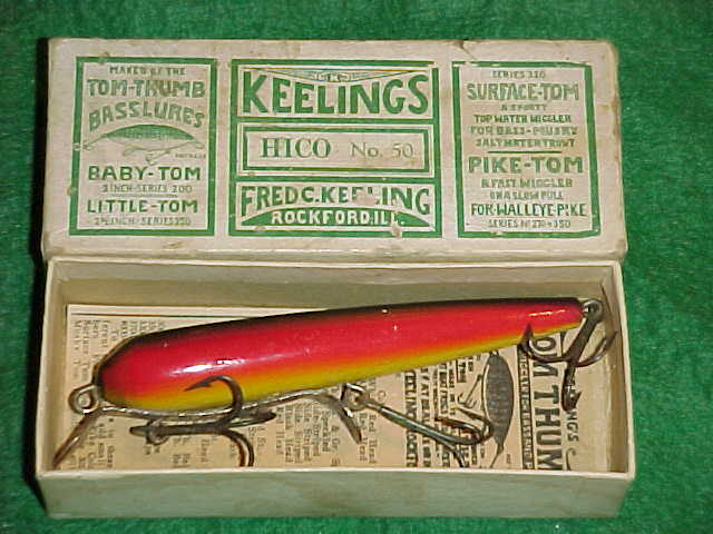 Fred Keeling antique fishing lures