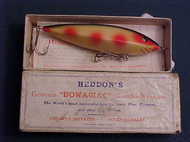 Heddon antique fishing lures
