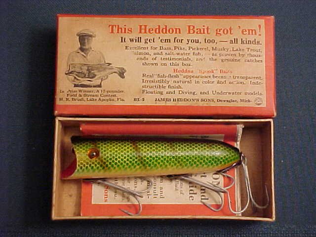 Heddon Dowagiac antique fishing lures