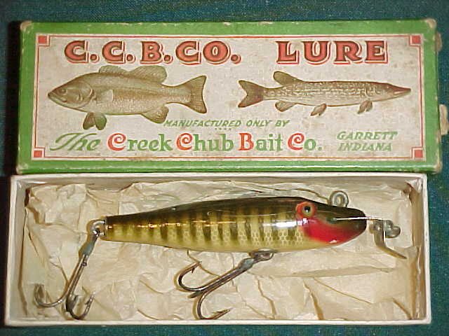 Creek Chub Bait Company antique fishing lures