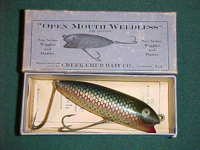 Vintage Lures - 'Deluxe Wag Tail Chub' by Creek Chub Bait Co