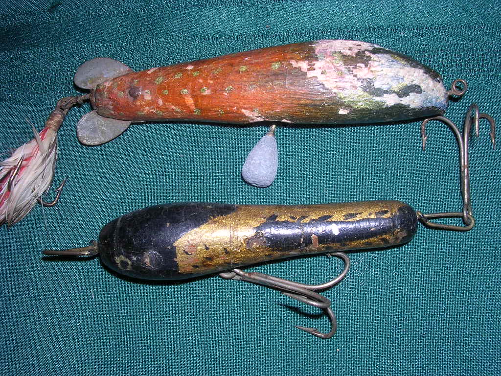Vintage Fishing Lures and Hooks Clip Art from the Late 1800's