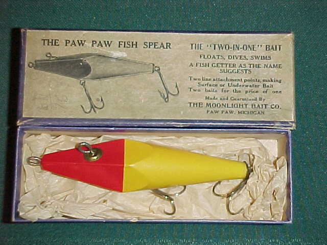 Moonlight Bait Company antique fishing lures