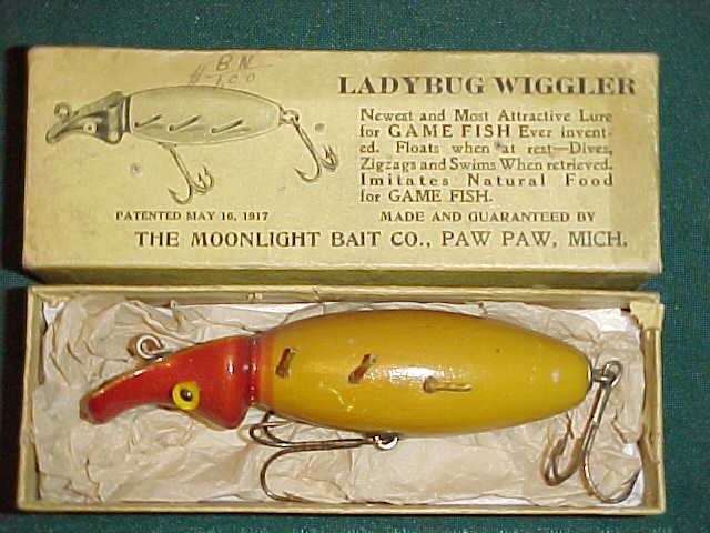 Moonlight Bait Company antique fishing lures