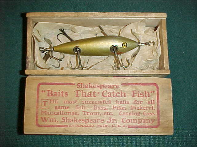 Shakespeare antique fishing lures