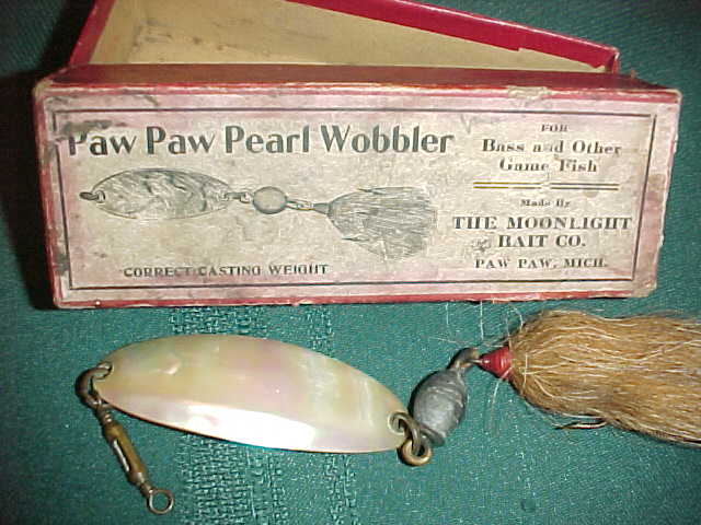 Moonlight Bait Company antique fishing lures