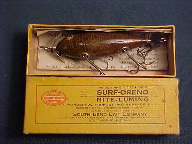 South Bend oreno antique fishing lures